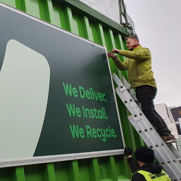 AO.COM Recycling Vehicle Advertising Campaign